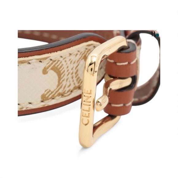 Celine Maillon Triomophe Leather Bracelet (Unisex) - Picture 5 of 8